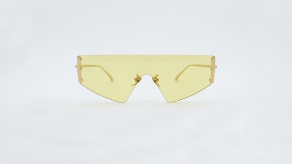 Creative Fashion Oversized Sunglasses Rimless One Piece Style Shades Women