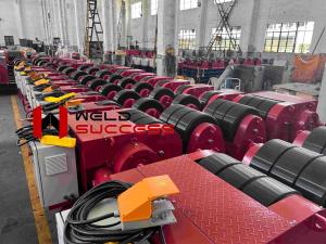 China 200 Ton Welding Rotator Heavy Duty Conventional With PU Wheels factory