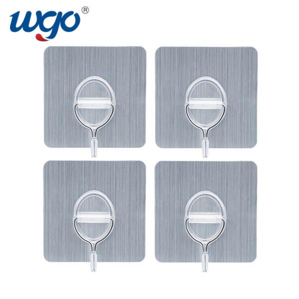 China SGS Towel Hanging Bathroom Wall Hooks 20mm Deep Moisture Proof factory