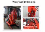 Small Water Well Borehole Drilling Rig GK-200 Color Customized With Hydraulic