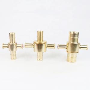 China Fighting Equipment Brass Or Aluminum Alloy John Morris Fire Hose Quick Coupling factory