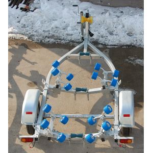 China 3.3m Galvanized Steel Jet Boat Trailers Single Jetski Trailer on sale