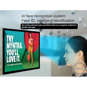 450nits LCD Advertising Display Wall Mounted Digital Poster