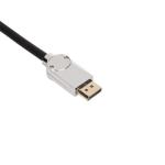 Oxygen Free Copper 3m Male To Male 8k Displayport Cable Dp 1.4