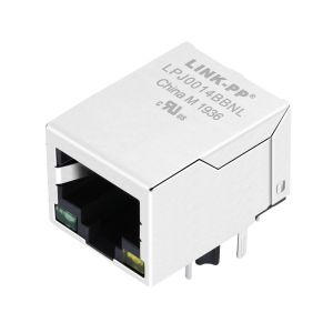 China LPJ0014BBNL RJ45 Modular Jack socket w. Transfomer 10/100 Mbit on sale