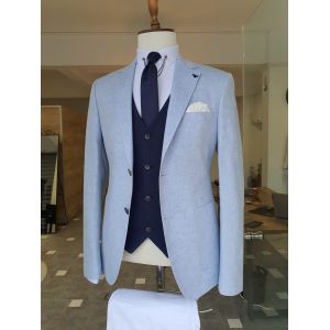 China Slim Fit 3pc Tuxedo Suit factory