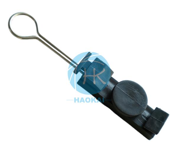Plastic Ftth Suspension Clamp Outdoor Fiber Optic Clamp Fitting Hardware