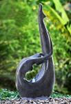 48 Inch Modern GYM Sculpture Water Fountains With OEM Acceptable