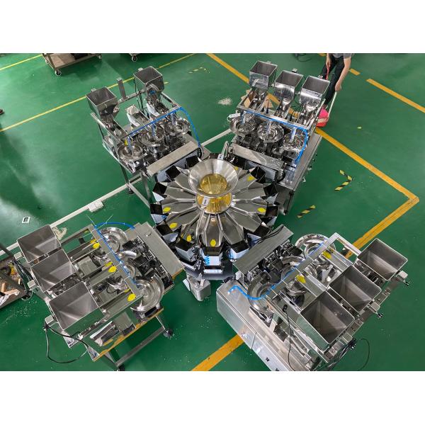 China 140BPM 0.5L Weigh And Fill Machine , Multihead Combination Weigher Automatic factory