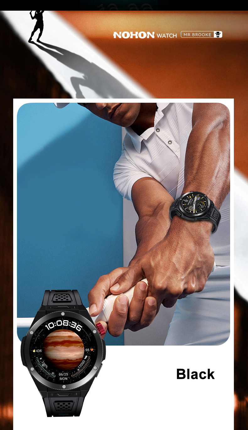 NEW NOH-ON N18 SmartWatch Health Monitoring Men Women OpenHarmony Tracker Full Touch Screen Smart Watch