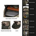 40L Tactical Sport Backpack Water Repellent Multifunctional Mountaineering