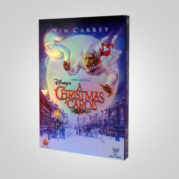 New Christmas Carol disney dvd movie children carton dvd with slipcover case