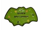 Handpainted Bat Shaped Candy Dish Halloween Dish Set Ceramic Stoneware