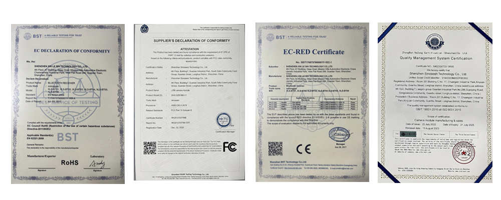 Optical Zoom Camera Module compliance certification