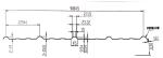 Corrugated Metal Steel Floor Decking Metal Building Material Composite 1080mm