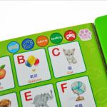 1.05 Pounds Alphabet Sound Book Custom ROHS Kids English Chinese Baby Toys Book