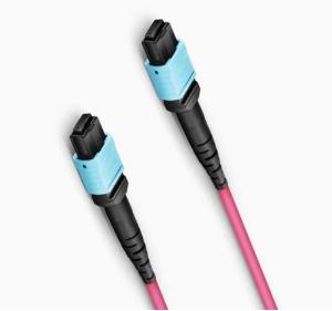 China Optical Fiber FTTH Patch Cord Trunk Cable PVC Material Panel MPO Fiber Cable factory