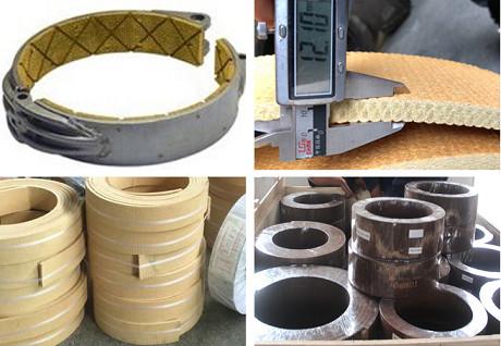 Rubber Based Brake Band Lining Non Asbestos Woven Brake Lining Woven Brake Band