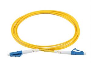 China LC To LC Fiber Optic Patch Cord 2.0mm LSZH 9/125 Single Mode 0.3dB Vibration factory
