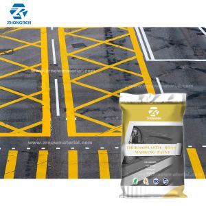 Crack Resistant reflective road line marking paint No Wrinkles Waterproofing