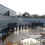SM40 Spiral Steel Silo Forming Machine For Industrial Waste Water Storage Tank