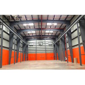 China Industrial Design Prefab Shed with High Tolerance Steel Frame Warehouse Construction factory