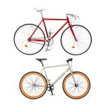 SKD 85% Assembly 700c Wheels Single Speed Road Bikes Men Fixed Gear Bicycle