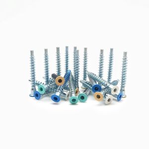 Straight Trimming Hexagonal Wood Tooth Screws Countersunk Roller Coaster Thread