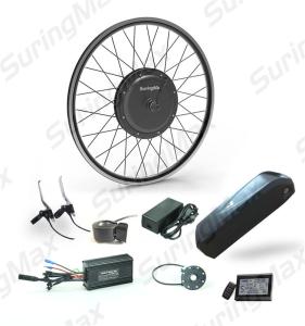China High Speed 48V 1000W Ebike Kit Brushless Hub Motor With Lithium Battery factory
