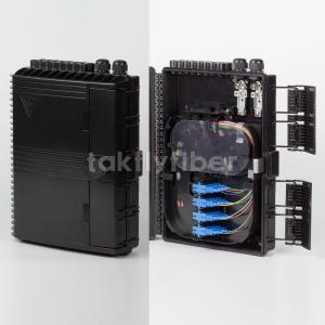 China 16 Port FTTH NAP Fiber Optic Termination Box IP65 With 0.9mm Mini PLC Splitter factory