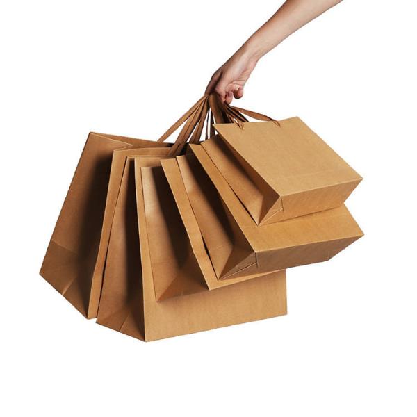Industrial Surface Packaging Custom Logo Print Wholesale Grocery White Brown
