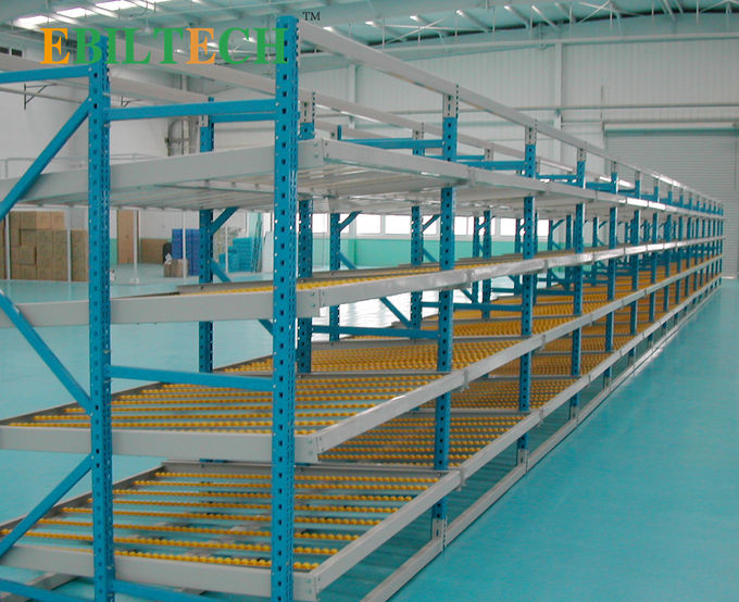 Department Store Display Carton Flow Shelving  With Roller  Dumbbell   Wheel
