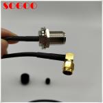 Huawei original 04047637VB LMR195 jumper, 90 degree SMA male to N Female