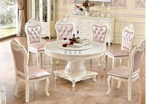China antique round Wood dining table with turntable factory