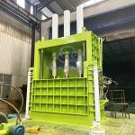 100BPH-180BPH Cardboard Recycling Baler Waste Tire Paper Baling Machine