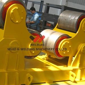 China PU Steel Roller Self Aligned Rotator 100 T Welding Turning Roller Equipment factory