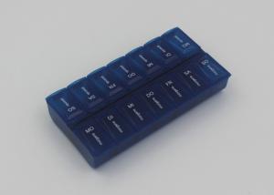 China Durable Healthy Plastic Pill Box , Travel Pill Container For Household factory