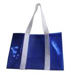 PVC Reusable Transparent Fabric Carrier Bags water proof for shopping