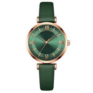 China 30M Life Waterproof Roman Numerals 1.2cm Branded Belt Watches For Ladies factory