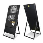 55 inch Indoor Digital Menu Board Advertising Displays / Android smart platform/