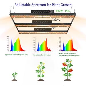China BAVAGREEN 600W 2.45umol/J WIFI LED Grow Light SMD3030 SAA Led Grow Light Bar factory