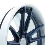 factory Customized brushed grey or bronze luxury 2 piece staggered alloy forged