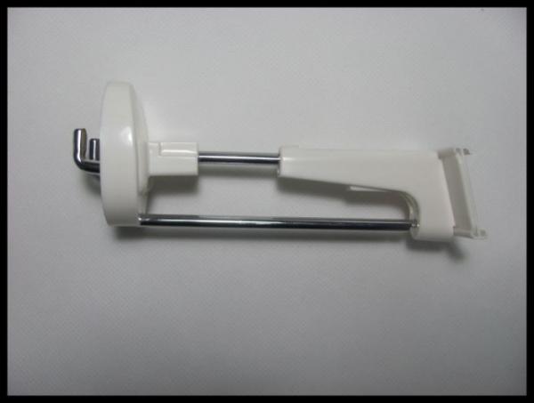COMER Retail anti theft slatwall/pegboard security display hook for supermarket