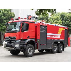 China 6x6 Airport Rescue ARFF Fire Fighting Truck Fire Engine Airport Crash Tender Price China Factory factory