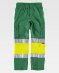 Poly Cotton Mens Outdoor Work Pants / Multi - Pocket Outside Work Clothes