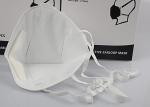 Antibacterial Anti Smoke White Head Mounted ffp2 face masks for sale