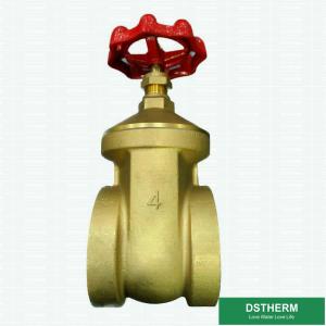 China 4 Inch Ppr Coated Brass Gate Valve 70Kgs Pressure Heavier Weight factory