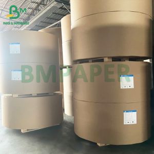 China Unbleached Oilproof Snack Packing Box PE Coated Kraft Liner Board on sale