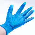 Disposable Vinyl Glovees Hand Blue Food Service PVC Glovees Powder Free Cleaning