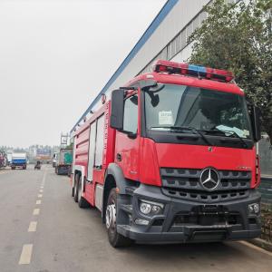 China Mercedes-Benz Water Foam Tanker Fire Fighting Engine Truck factory